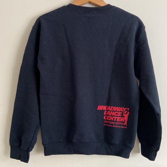 Vintage Broadway Dance Center NYC black crewneck BDCNYC Small - Picture 5 of 6